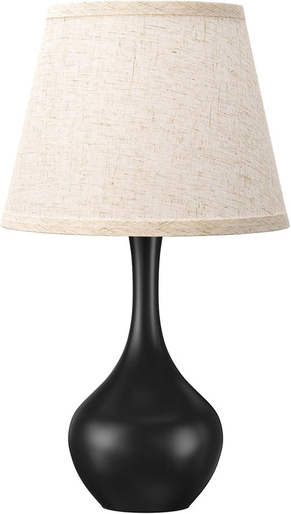 16.1" Touch Table Lamp for Nightstand, 3 Way Dimmable Small Bedroom Lamp | Touch Control, Bulb Included, Black Bedside Lamps for Desk, Night Stands, Living Room, End Table, Corded8