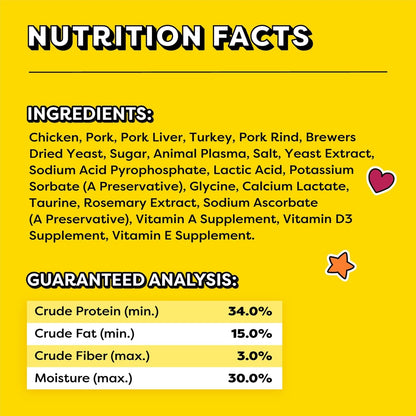 Temptations Meaty Bites Savory and Soft Cat Treats, Chicken Flavor, 4.12 Oz | Real Meat, High Protein, under 2 Calories per Treat, Resealable Stay-Fresh Pouch, Use as Snack or Food Topper5