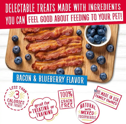 Charlee Bear Crunchy Dog Training Treats, 3 Flavor Variety Pack 8Oz 3-Pack | Low Calorie 3 Cal, Grain Free, Natural Mini Treats, for Puppies Small Medium Large Dogs, USA Made5