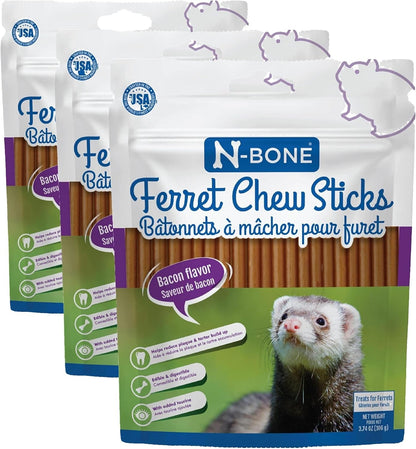 N-Bone Ferret Chew Sticks, Salmon Flavor, Natural Ferret Treats & Chew Treats, Tasty Snacks for Ferrets, 1.87 Oz14