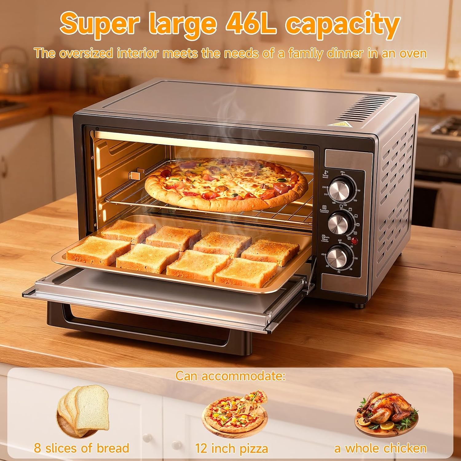 large-toaster-oven-46l-countertop-convection-oven-9-in-1-electric-baking-oven-with-rotisserie-1500w-stainless-steel-countertop-oven-60-minute-timer-fits-12-inch-pizza-4-slice-toaster-whole-chi