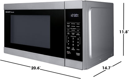 SMC1162KS 1.1 Cu. Ft. 1000W Stainless Steel Countertop Microwave Oven7