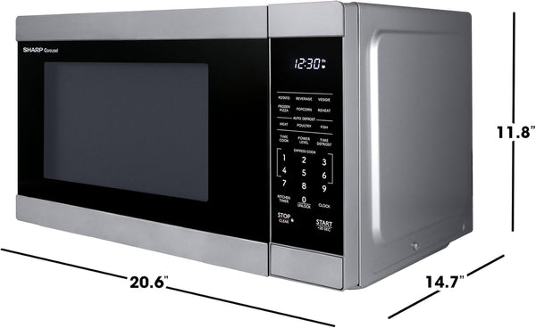 SMC1162KS 1.1 Cu. Ft. 1000W Stainless Steel Countertop Microwave Oven7