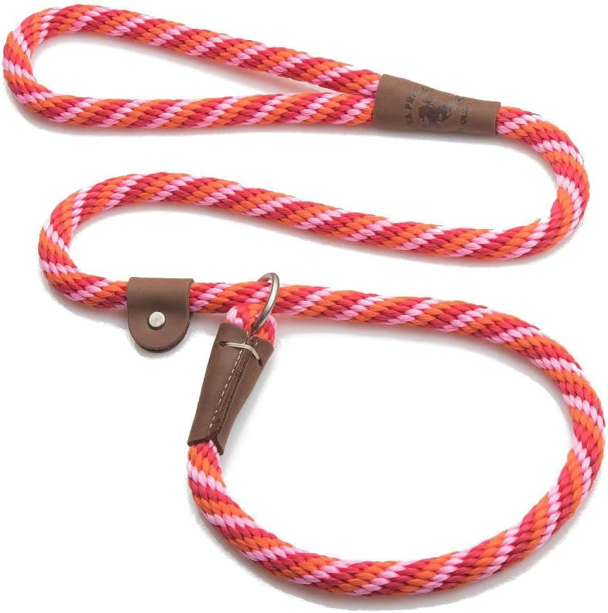 mendota-pet-slip-leash-dog-lead-and-collar-combo-made-in-the-usa-mocha-3-8-in-x-6-ft-for-small-medium-breeds