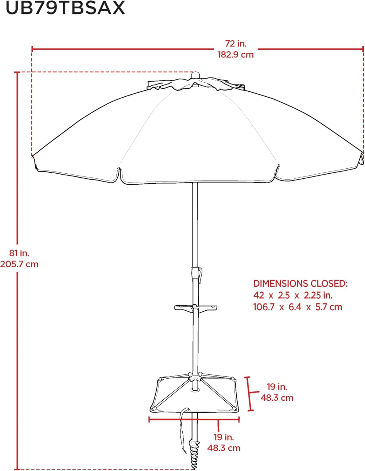 tommy-bahama-anchorx-adjustable-beach-umbrella-base-system-with-sand-anchor-and-carrying-bag-spf-50-protection-portable-outdoor-market-umbrella