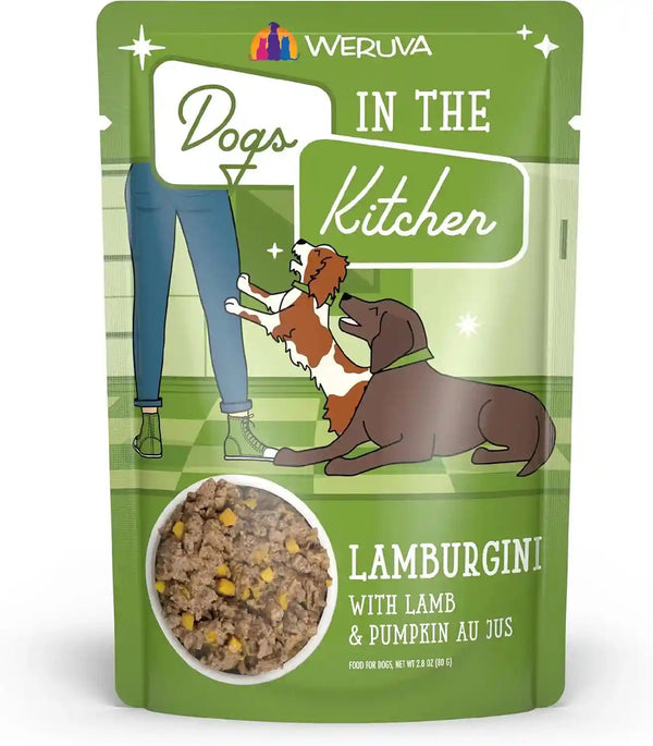 Weruva Dogs in the Kitchen, Variety Pack, Pooch Pouch Party!, Wet Dog Food, 2.8Oz Pouches (Pack of 12)13