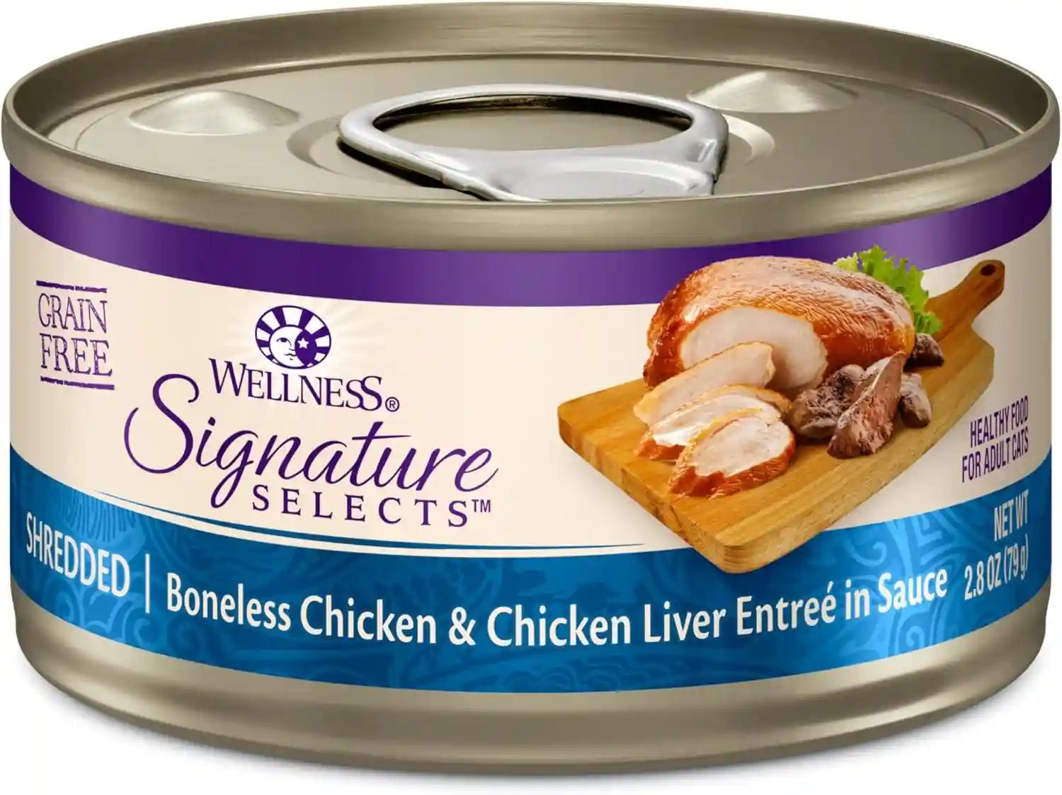 wellness-core-signature-selects-flaked-adult-canned-wet-cat-food-natural-protein-rich-grain-free-skipjack-tuna-and-wild-salmon-entree-recipe-2-8-oz-pack-of-12-cans
