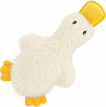 Best Pet Supplies Interactive Squeaky Dog Chew Toy, Ideal Dog Toys for Chewers, Small, Medium & Large Dogs, and Fetch Lovers - Crinkle Duck (Yellow), Large33