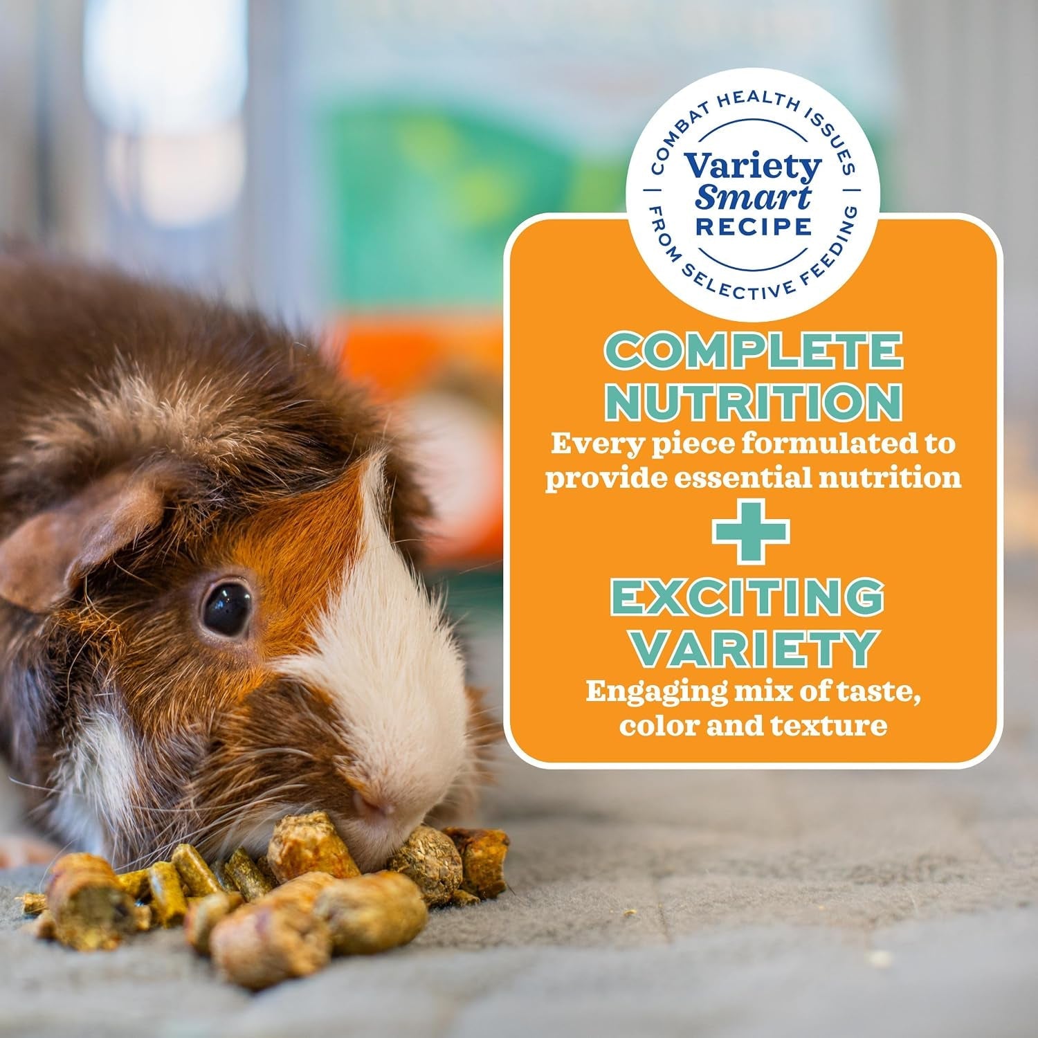 oxbow-forage-wise-adult-guinea-pig-food-foraging-pellet-mix-4-lb-guinea-pig-pellets-foraging-mix-with-timothy-hay-and-vitamin-c-prevents-selective-feeding-no-artificials-made-in-usa