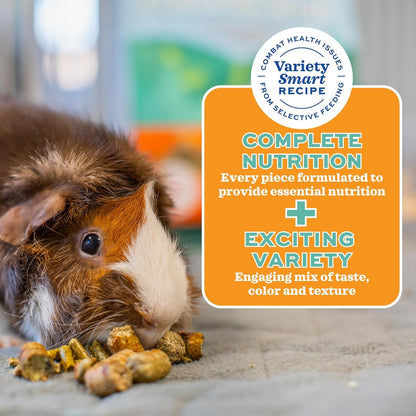 Oxbow Forage Wise Adult Guinea Pig Food, Foraging Pellet Mix, 4 Lb | Guinea Pig Pellets, Foraging Mix with Timothy Hay and Vitamin C, Prevents Selective Feeding, No Artificials, Made in USA4