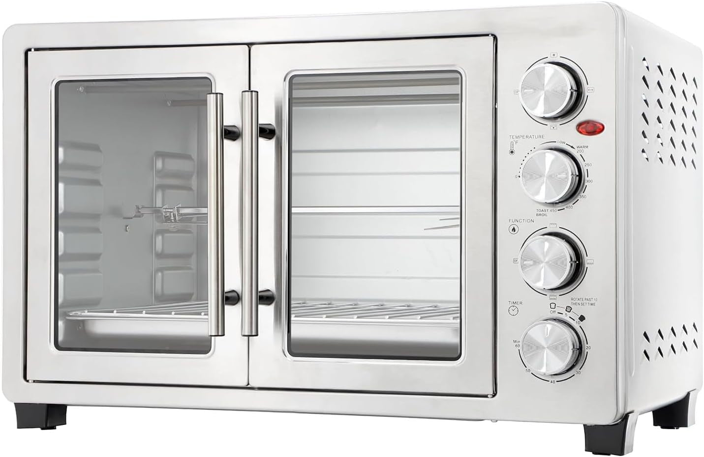 47-6-quart-french-door-countertop-convection-oven-with-rotisserie-stainless-steel-toaster-oven-with-timer-bake-tray-and-accessories