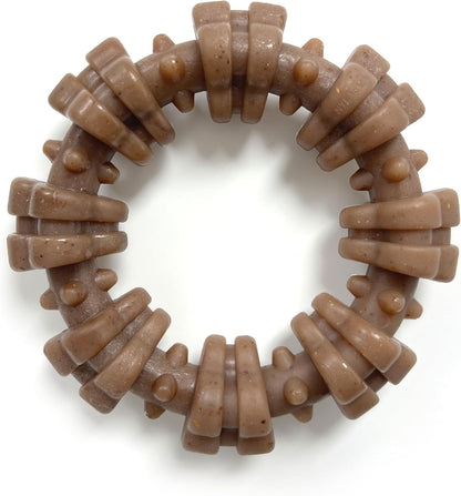 Nylabone Strong Chew Ring Dog Chew Toy Made with Real Beef & Chicken | X-Large Breeds, Durable, Long-Lasting Dog Bone, Textures Help Clean Teeth, Keeps Dogs Busy, for Dogs 50+ Lbs8