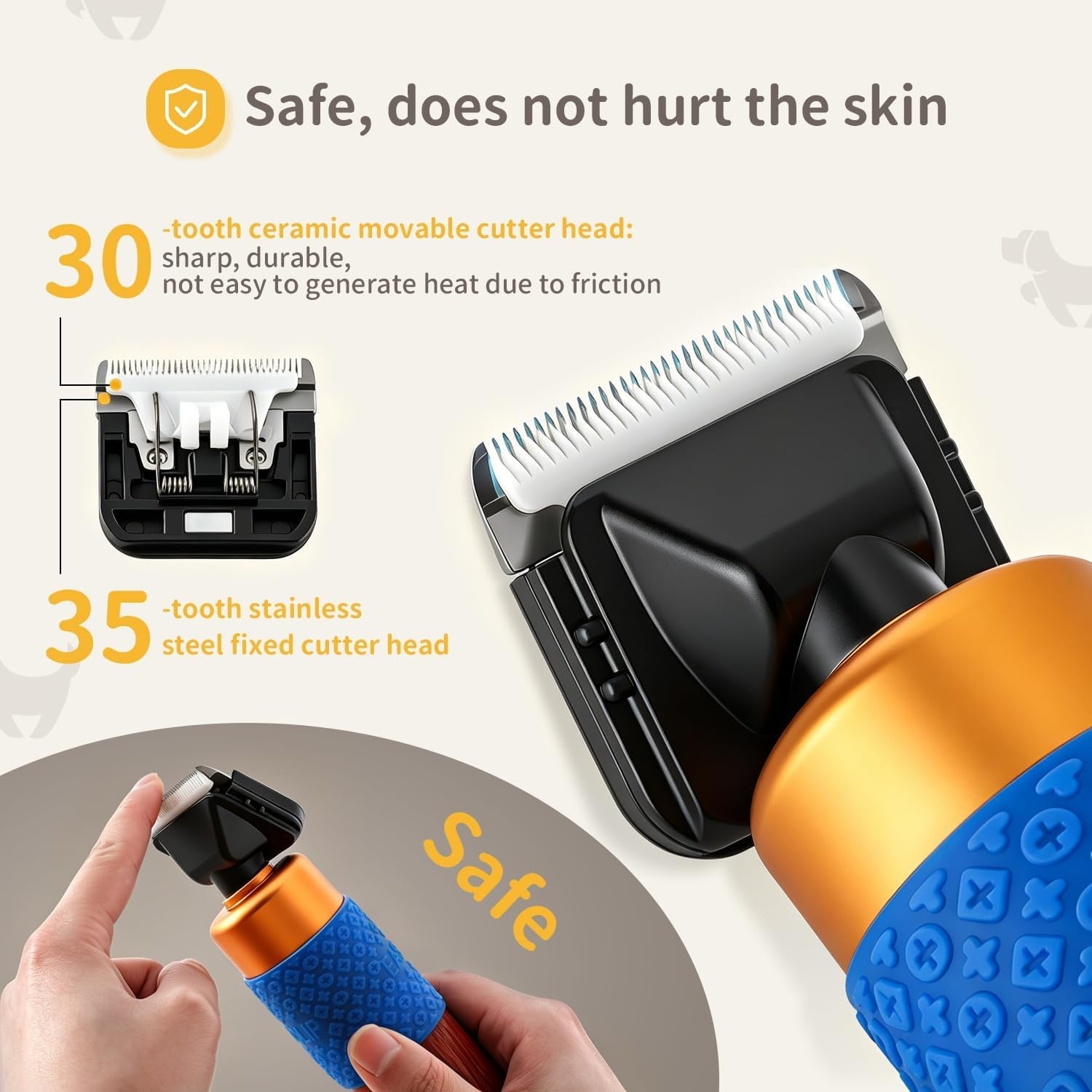 dog-shears-clippers-for-grooming-sheep-shears-for-dogs-with-thick-hair-200w-pet-clipper-kit-with-spare-blade-low-noise-vibration-for-cat-sheep-dog-110-240v