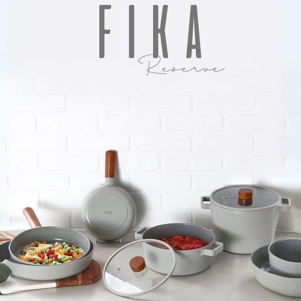 FIKA Nonstick 10-Inch Stir Fry Wok with Wood Handle, Healthy Cooking Induction Compatible Cookware for All Stovetops, Kitchen Essential Nonstick Ceramic Coating Skillet, Made in Korea ( 26Cm Wok )6