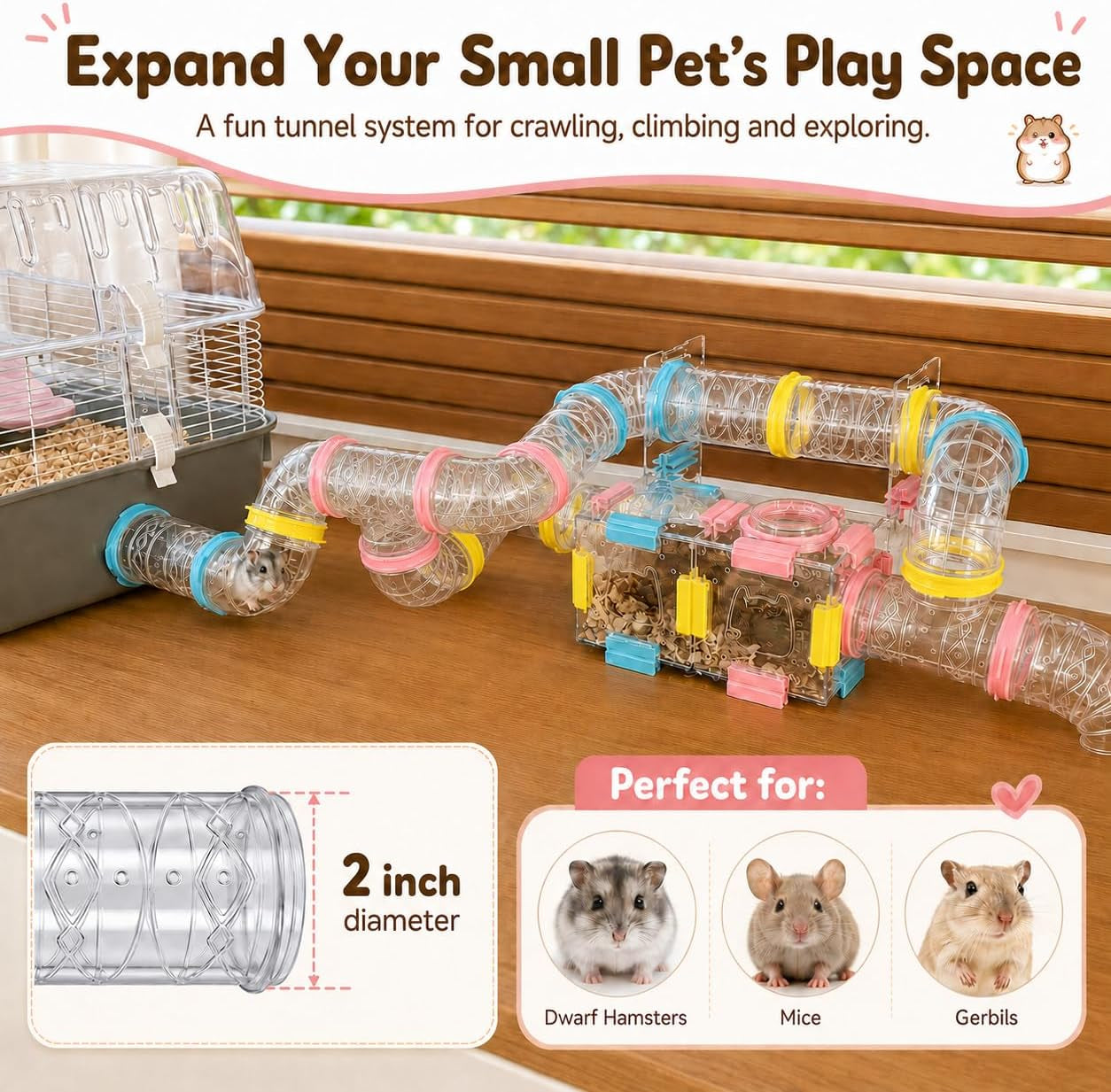 94-pcs-diy-hamster-tunnel-tube-set-clear-small-animal-cage-tube-kit-can-easy-viewing-2-inch-diameter-exercise-playground-for-dwarf-hamsters-mice-gerbils