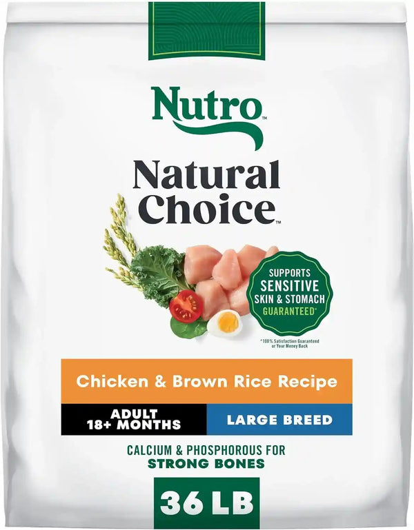 Nutro Natural Choice Large Breed Adult Dry Dog Food, Chicken & Rice, 30 Lb | Real Chicken #1 Ingredient, Non-Gmo, Made in USA, No Corn, Wheat, Soy, Supports Joints, Digestion, Immunity, Skin & Coat14