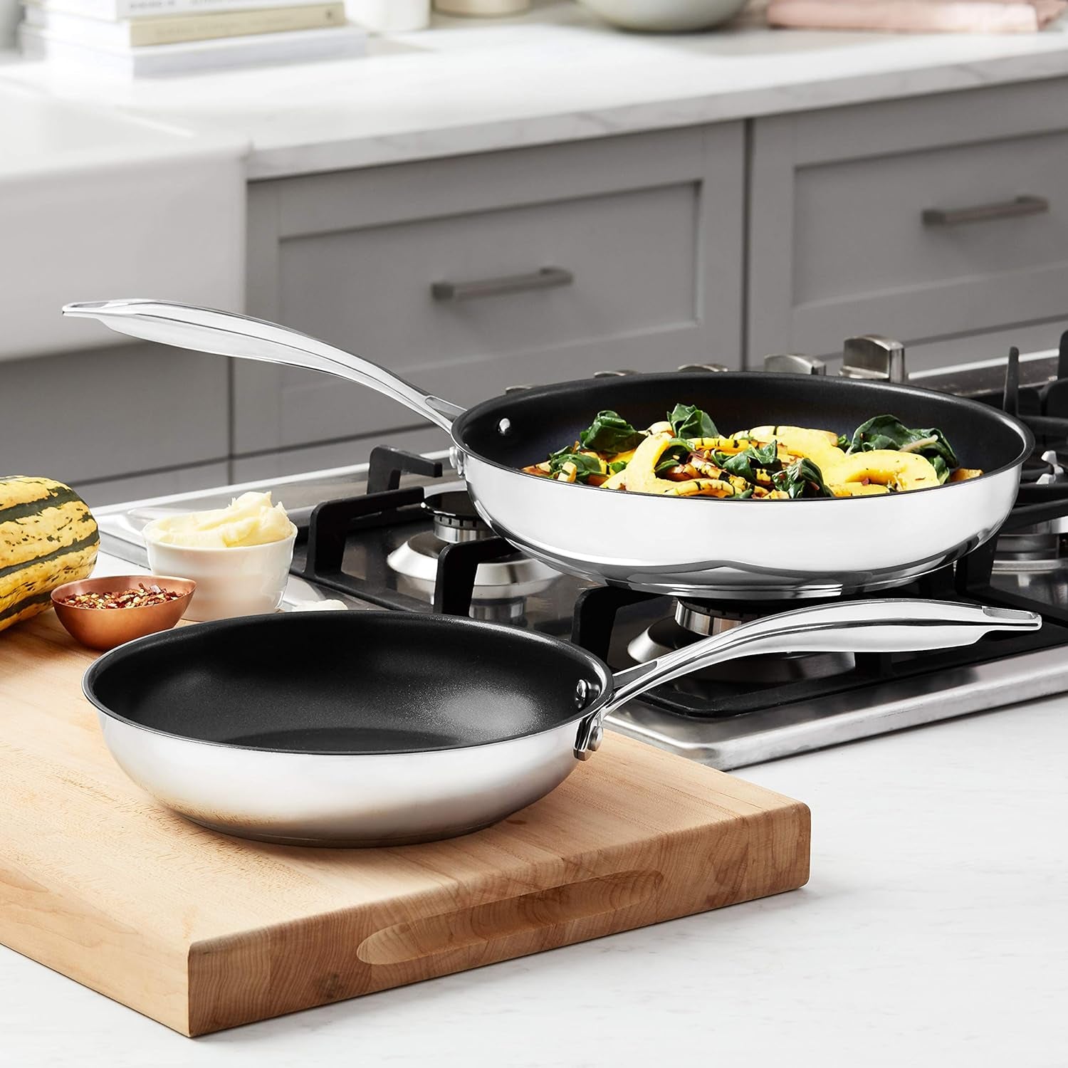 2-piece-non-stick-stainless-steel-fry-pan-set-oven-safe-induction-compatible-stay-cool-handles-10-inch-and-8-inch
