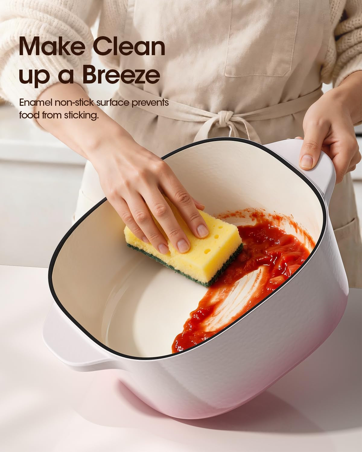 5-qt-enameled-cast-iron-dutch-oven-with-lid-cream-pink-white-6-layer-nonstick-enamel-extra-capacity-oval-design-heavy-self-basting-lid-heat-resistant-silicone-pad-included