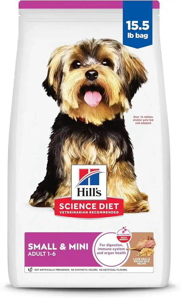 Hill'S Science Diet Adult 1-6 Small & Mini Dry Dog Food | #1 Veterinarian Recommended, Chicken & Brown Rice, 4.5 Lb. Bag18