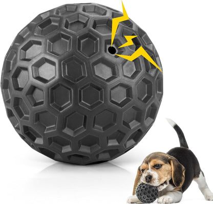 DISSKNIC Indestructible Squeaky Dog Ball, Relieves Anxiety, Cleans Teeth, Interactive Chew Toy for Aggressive Chewers, Dog Toy for Large Breeds, Outdoor Waterproof11