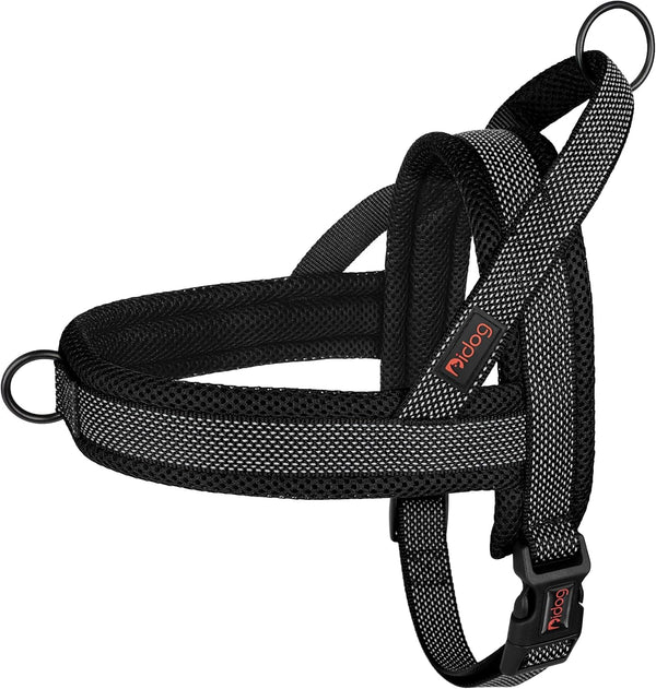 Didog No Pull Dog Harness for Small Dogs, Breathable Mesh Padded,Hot Pink,S | Quick Fit, Easy on and Off, Lightweight, Reflective Vest Harness for Night Safty, Easy for Walking and Training, Chest 18-22"11