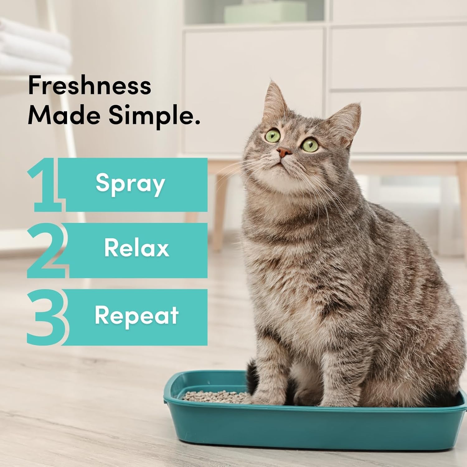 clean-revolution-cat-litter-deodorizer-spray-18oz-probiotic-odor-elimination-with-dustlock™-fragrance-free-extends-litter-life-non-toxic-safe-for-all-cats-made-in-usa