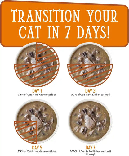 Weruva Cats in the Kitchen, Pantry Party Pouch Variety Pack in Gravy Cat Food, 3Oz Pouch (Pack of 12)10