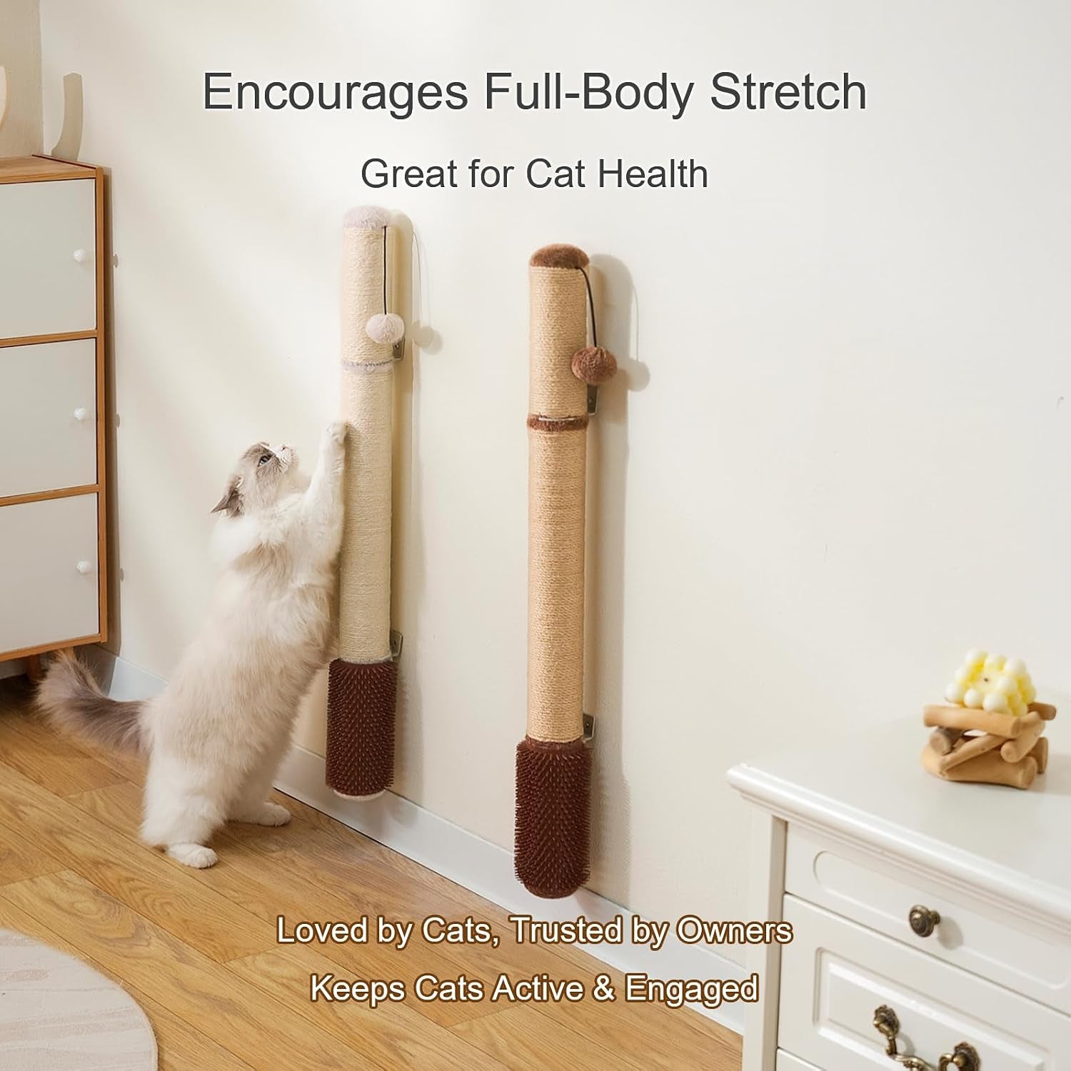 wall-mounted-cat-scratcher-34-extra-tall-vertical-sisal-scratching-post-for-large-cats-space-saving-wall-cat-scratcher-with-self-grooming-brush-hanging-ball-beige
