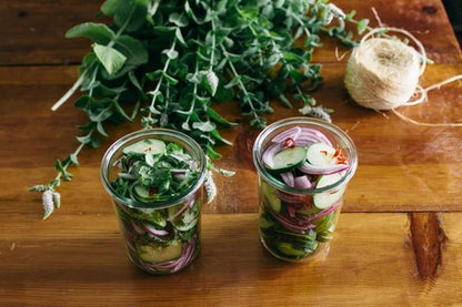 Canning Jars 742 Mold Jars Made of Transparent Glass - Eco-Friendly Canning Jar - Storage for Food, Yogurt with Air Tight Seal and Lid - 1/2 Liter Tall Jar Set - (2 Jars)9
