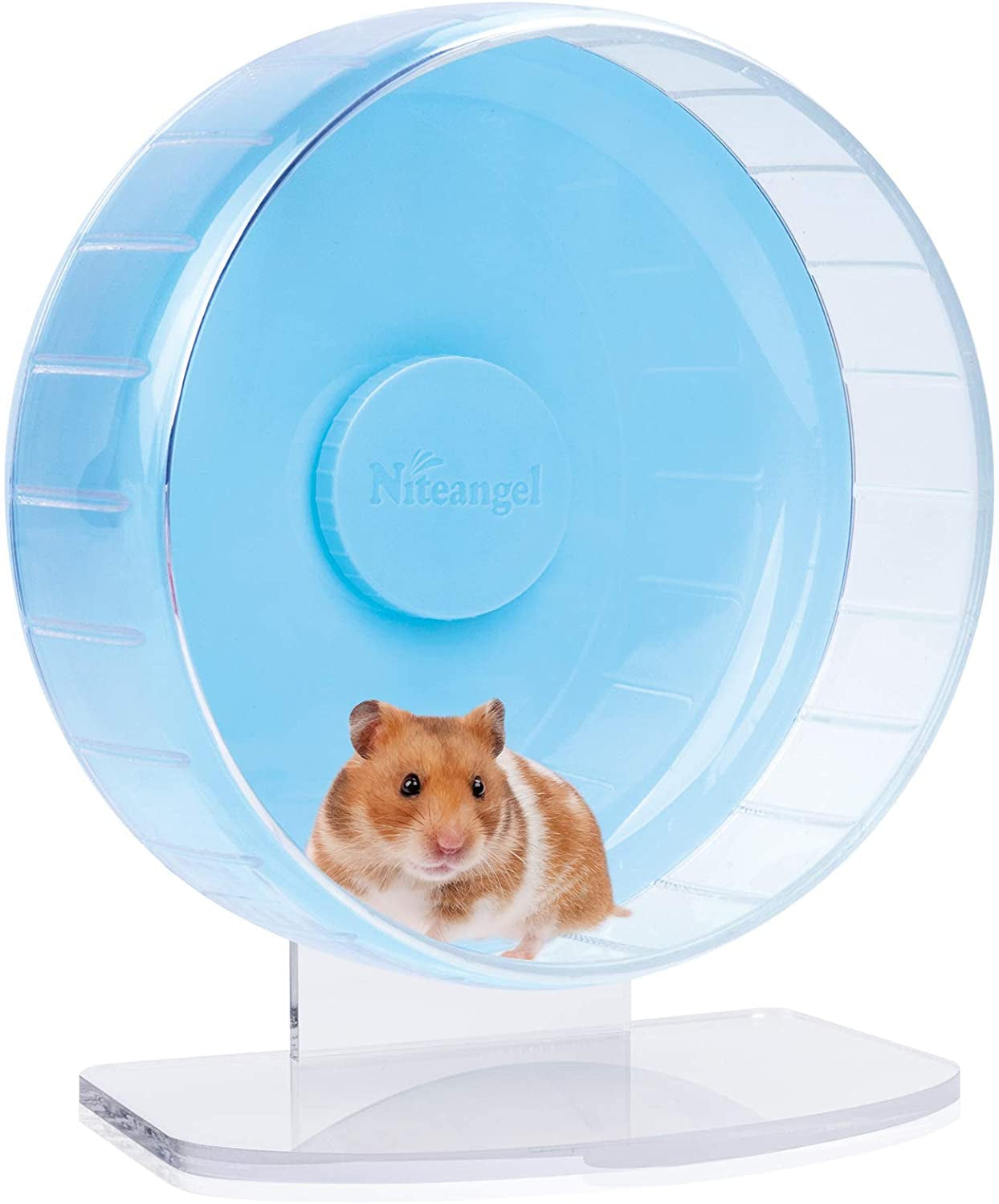 niteangel-super-silent-hamster-exercise-wheels-quiet-10-inch-running-wheel-can-10-6-13-4-adjustable-height-no-bend-back-spinner-running-for-dwarf-syrian-hamster-gerbils-mice-or-other-small-animal