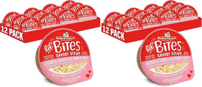 Stella & Chewy'S Lil Bites Savory Stews for Small Breeds Chicken Dinner in Broth, 2.7 Oz. Cups (Pack of 12)15