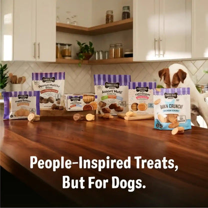 Three Dog Bakery Lick'N Crunch! Dog Treats - 13 Oz | Golden Vanilla & Peanut Butter Sandwich Cookies - Crunchy Treats with Peanut Butter Creme7