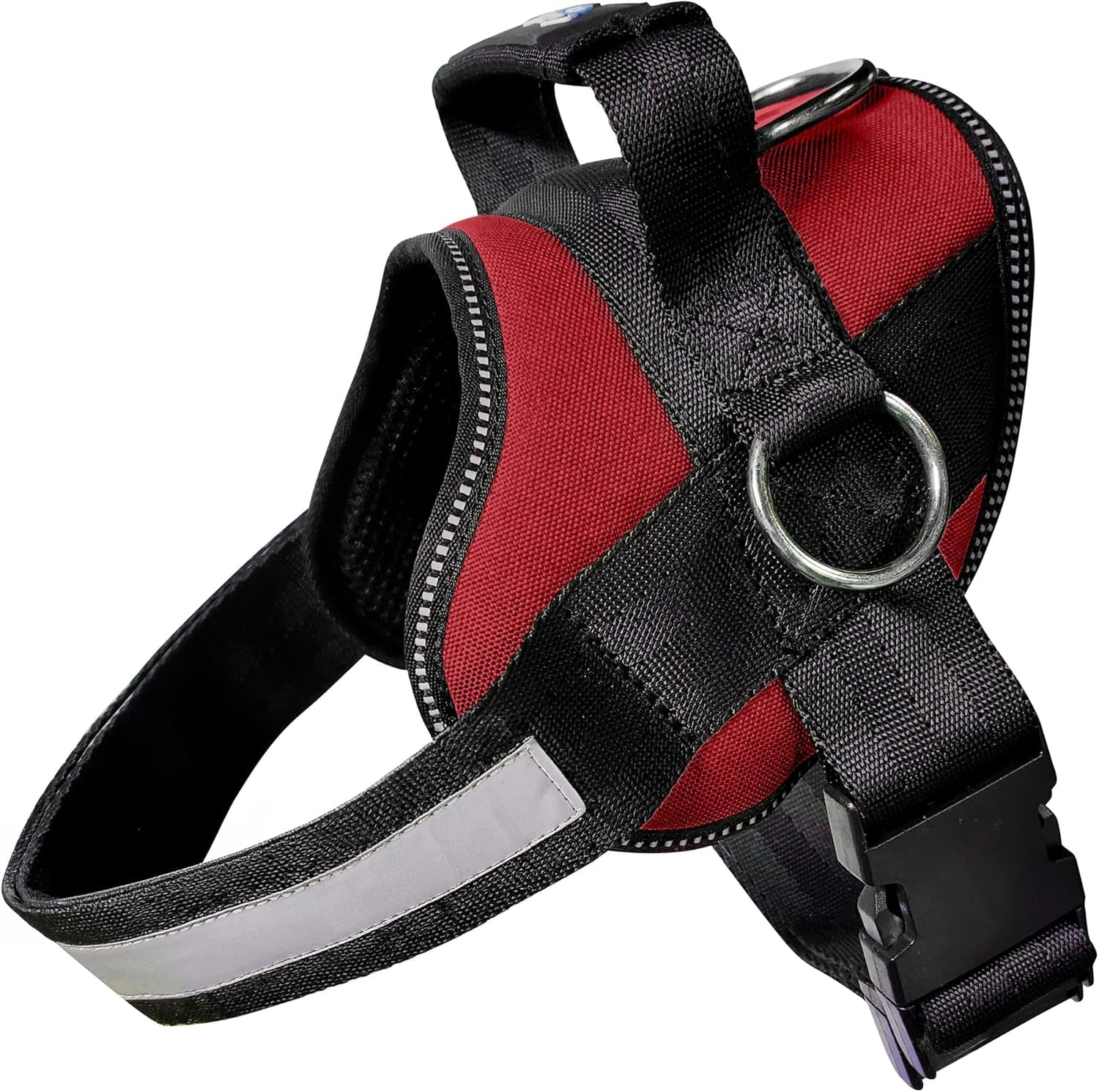 joyride-basic-dog-harness-1-0-blue-serenity-m-adjustable-pet-vest-with-3-side-leash-rings-for-training-walking-and-improved-control-for-small-medium-or-large-dogs