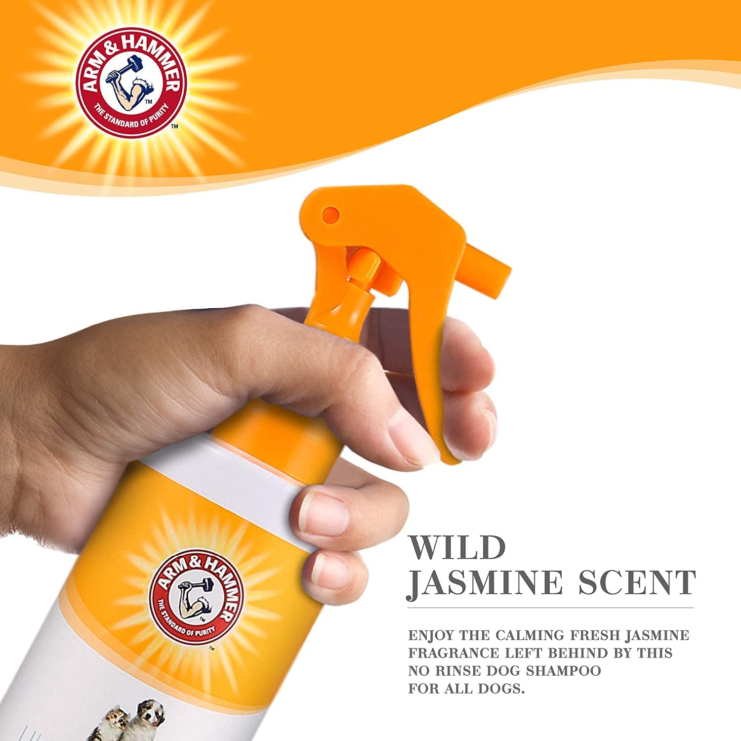 arm-hammer-ultra-fresh-waterless-dog-bath-spray-white-jasmine-10-fl-oz-no-rinse-baking-soda-formula-for-dogs-that-resist-bathing-freshens-coat-between-full-baths-or-after-outdoor-activity