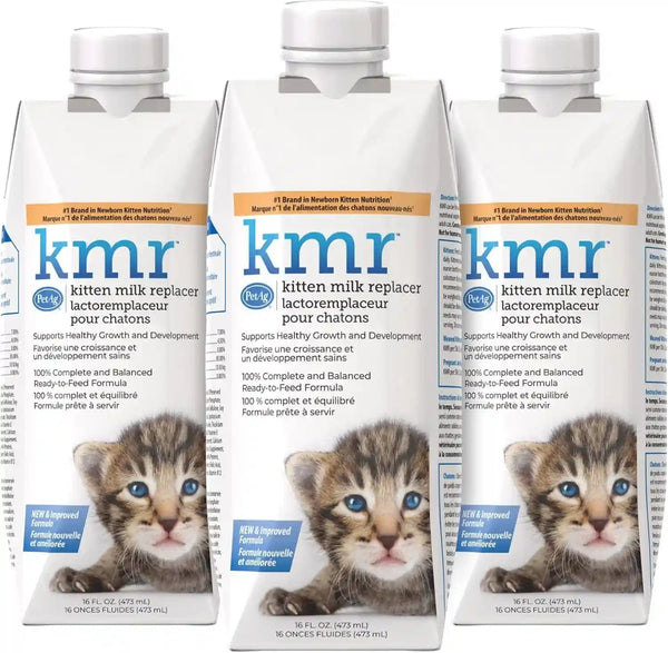 Petag KMR Kitten Milk Replacer Liquid - 16 Oz - Ready-To-Feed Formula with Vitamins for Newborn Kittens to 1 Year - Easy to Digest7