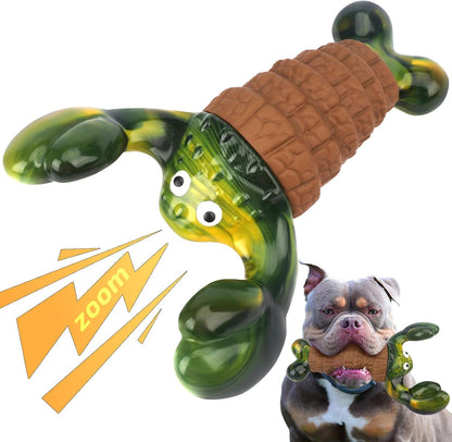 BIKIISEN Squeaky Dog Toys for Aggressive Chewers for Large Dogs, Interactive Chew Toys to Keep Them Busy, Indestructible Toys, Tough Toys for Medium Large Dogs (Red)8