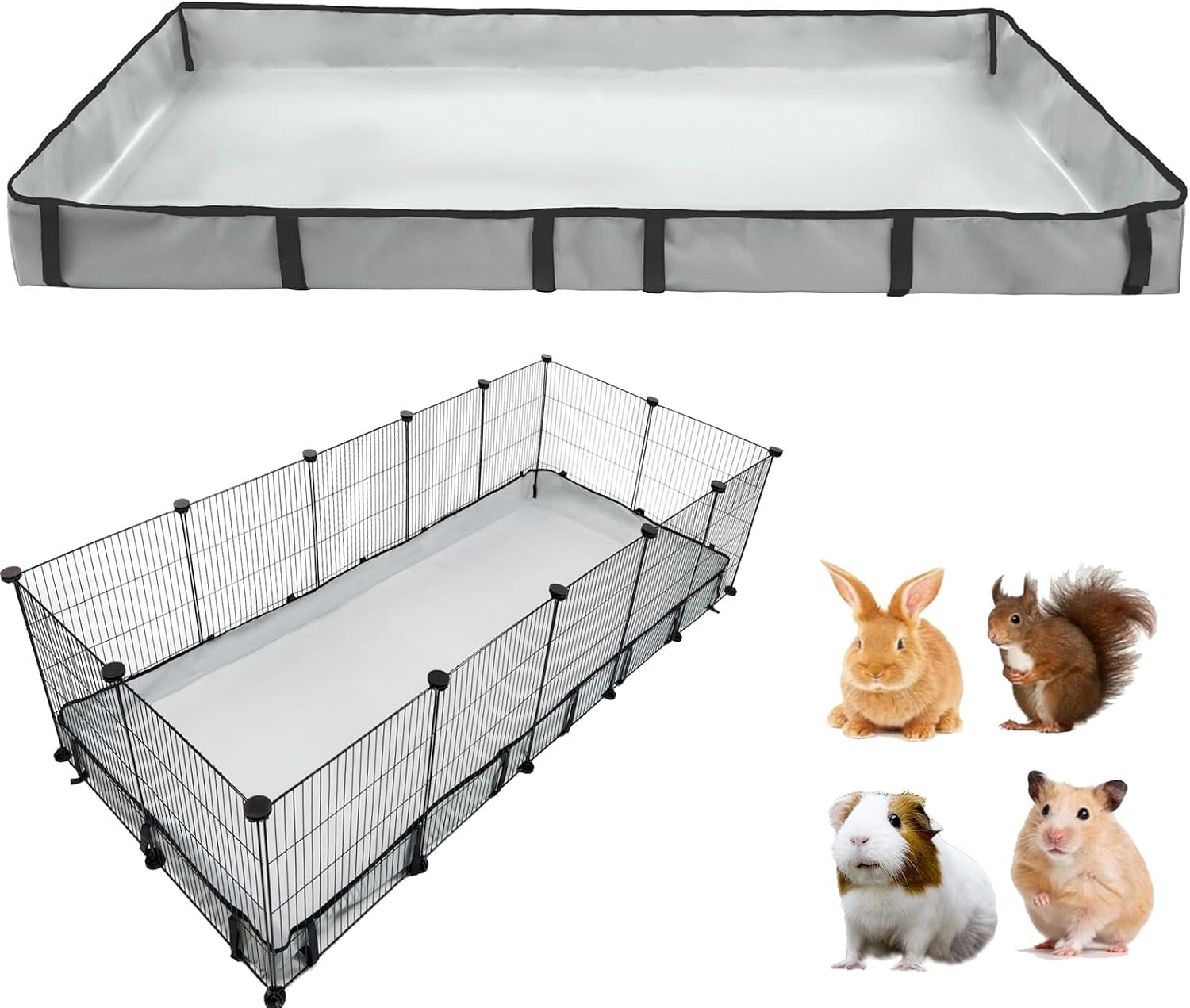 dzwlkj-guinea-pig-cage-liner-tarp-bottom-waterproof-and-washable-available-in-22-sizes-base-also-for-rabbits-bunny-chinchesillas-hedgehog-ferrets-and-other-small-animals24x48-inches