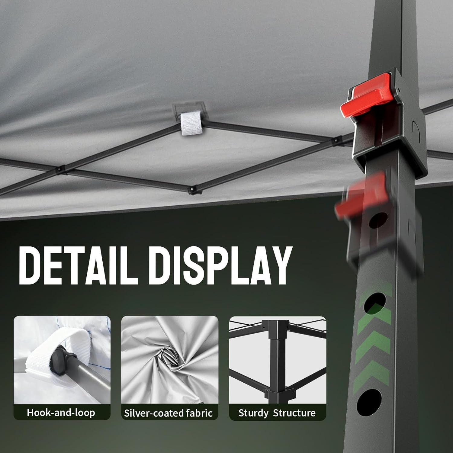 crown-shades-10x10-pop-up-canopy-tent-outdoor-canopy-white-patented-centerlok-one-push-instant-outdoor-canopy-with-sto-n-go-bag-8-stakes-4-sand-bags-waterproof-vented-beach-camping