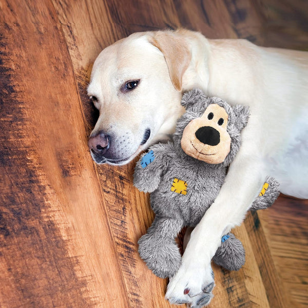 KONG Wild Knots Bears - Durable Dog Toys with Internal Knotted Ropes and Minimal Stuffing for Less Mess (Assorted Colors) (Medium/Large)2