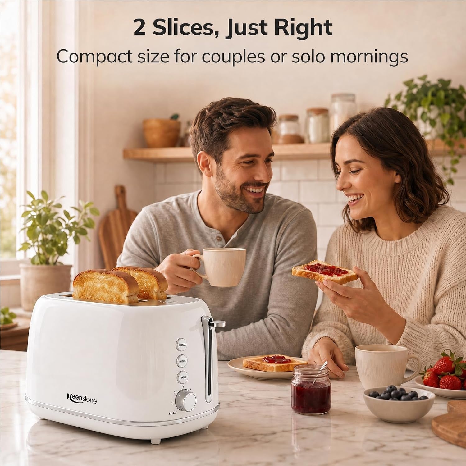 2-slice-toaster-retro-stainless-steel-kitchen-essentials-white-retro-kitchen-decor-18-8-food-grade-steel-1-5-slots-6-browning-levels-bagel-defrost-reheat-removable-crumb-tray