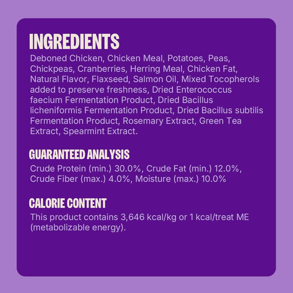 Wellness Kittles Crunchy Cat Treats, All Lifestages, Kitten to Senior, Natural, Grain Free, Chicken and Cranberry Flavor, 2 Oz Bag7