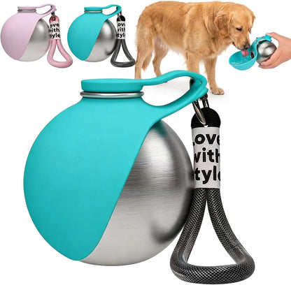 Portable Pet Water Bottle & Collapsible Dog Bowls Spill Proof Water Dispenser Cat Food Container & Dog Treat Holder, Small Size Pet Supplies Travel Accessories for Puppy8