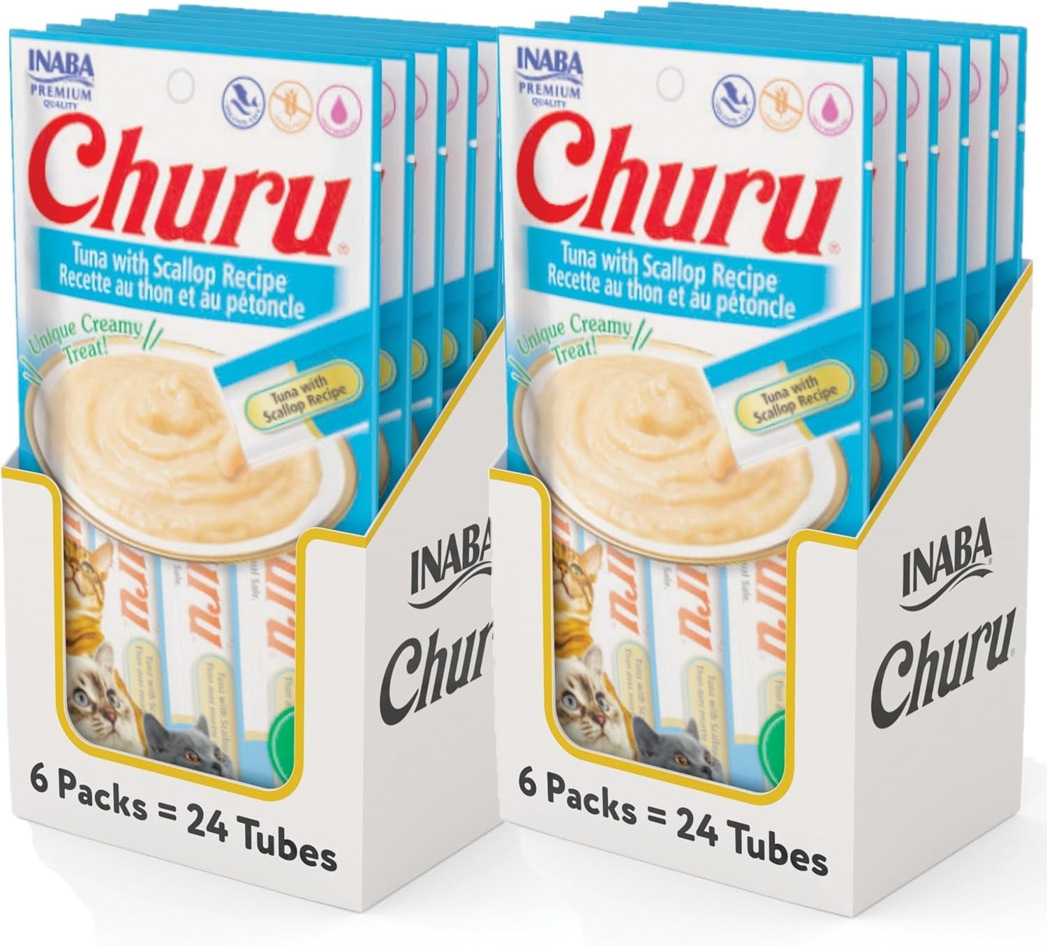 inaba-churu-cat-treats-grain-free-lickable-squeezable-creamy-puree-cat-treat-topper-with-vitamin-e-taurine-0-5-ounces-each-tube-4-tubes-tuna-with-salmon-recipe