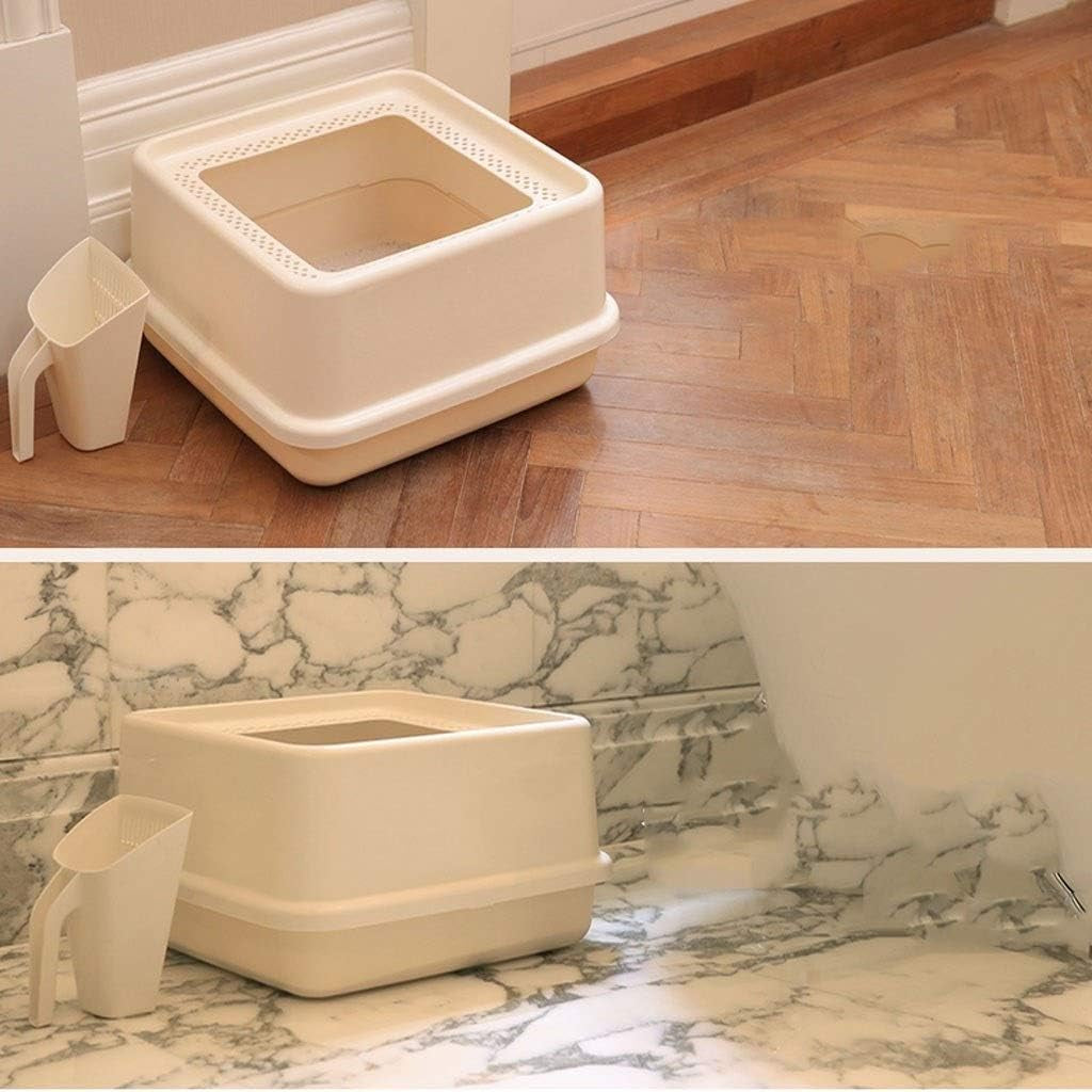 dog-potty-training-toilet-top-entrance-type-cat-litter-pot-semi-closed-toilet-large-space-capacity-sand-bowl-pet-suppliesblue