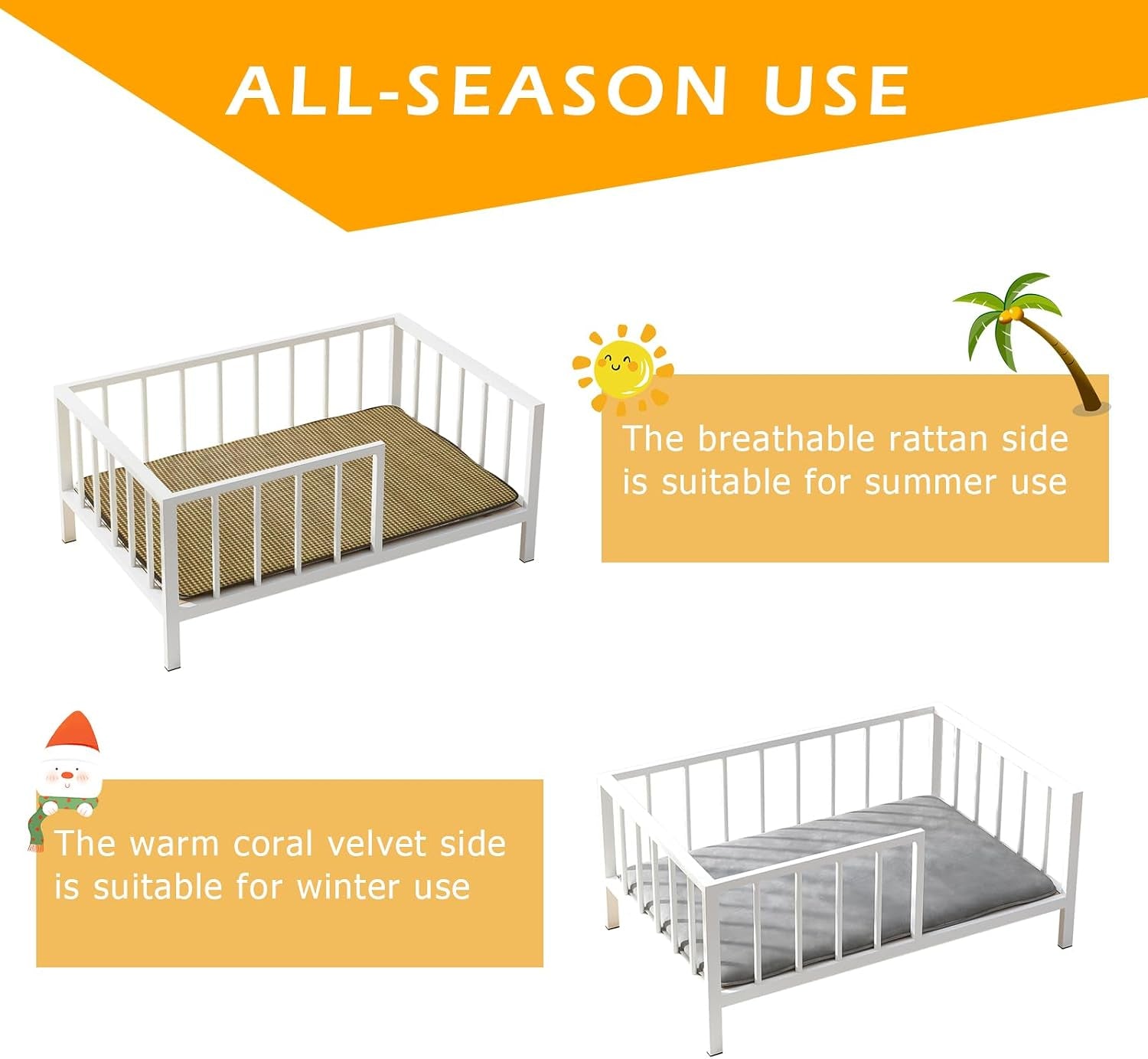 oschf-dog-bed-with-rails-elevated-pet-metal-bed-frame-with-solid-wood-board-and-washable-soft-mat-for-medium-dog-indoor-or-outdoor-use-25-2-x-37-8-white