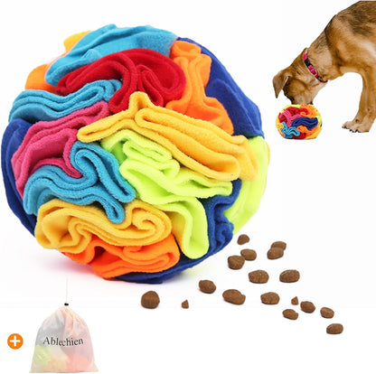 Ablechien Snuffle Ball - Snuffle Ball for Small Dogs, Interactive Dog Toys to Keep Them Busy, Puppy Dog Puzzle Toy with Storage Bag Machine Washable8