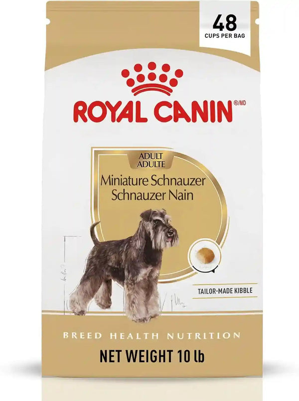ROYAL CANIN Breed Health Nutrition Miniature Schnauzer Adult Dry Dog Food, 10 Lb Bag1