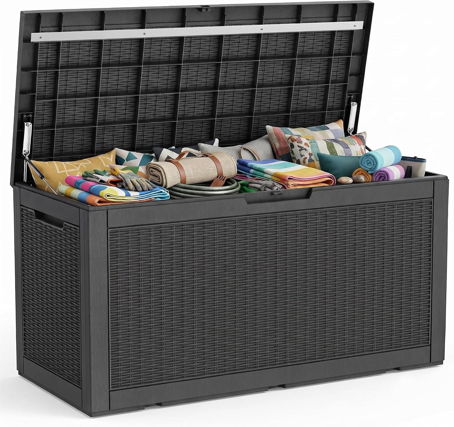 150-gallon-resin-deck-box-lockable-patio-outdoor-storage-box-for-furniture-garden-tools-and-tools-storage-waterproof-outside-storage-boxes-black