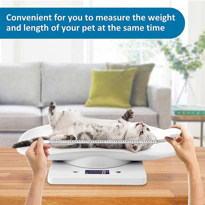 Digital Small Animals Scales for Weighing with Tape Measure, Puppy Whelping Scale Weigh Your Kitten, Rabbit with High Precision, Multifunction Electronic Baby Scales for Small Dogs4