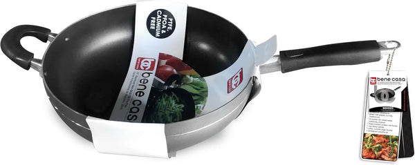 Wok, Stir-Fry Pan, 12-Inch Aluminum Non-Stick Wok, Stay Cool Double Handle Pan, Dishwasher Safe, Oven Safe Pan.3